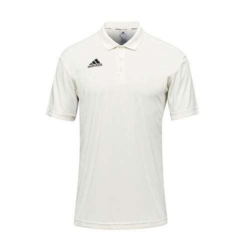 Adidas Howzat Short Sleeve Junior Cricket Polo Shirt : Kent Cricket Direct
