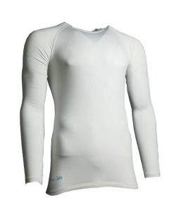 Precision-compression-baselayer-shirt-white